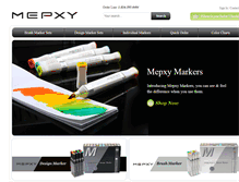 Tablet Screenshot of mepxymarkers.com